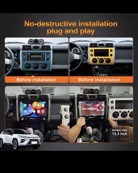 Toyota FJ Cruiser Android Car Radio 2Din Stereo Receiver