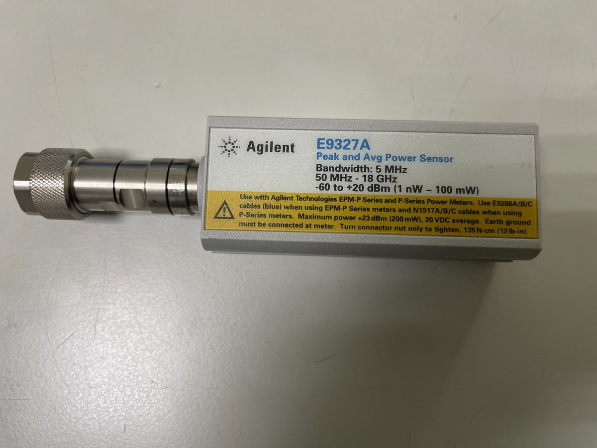 Agilent E9327A 50MHz-18GHz E-Series Peak and Average Power Sensor_0010 - XG eqpt