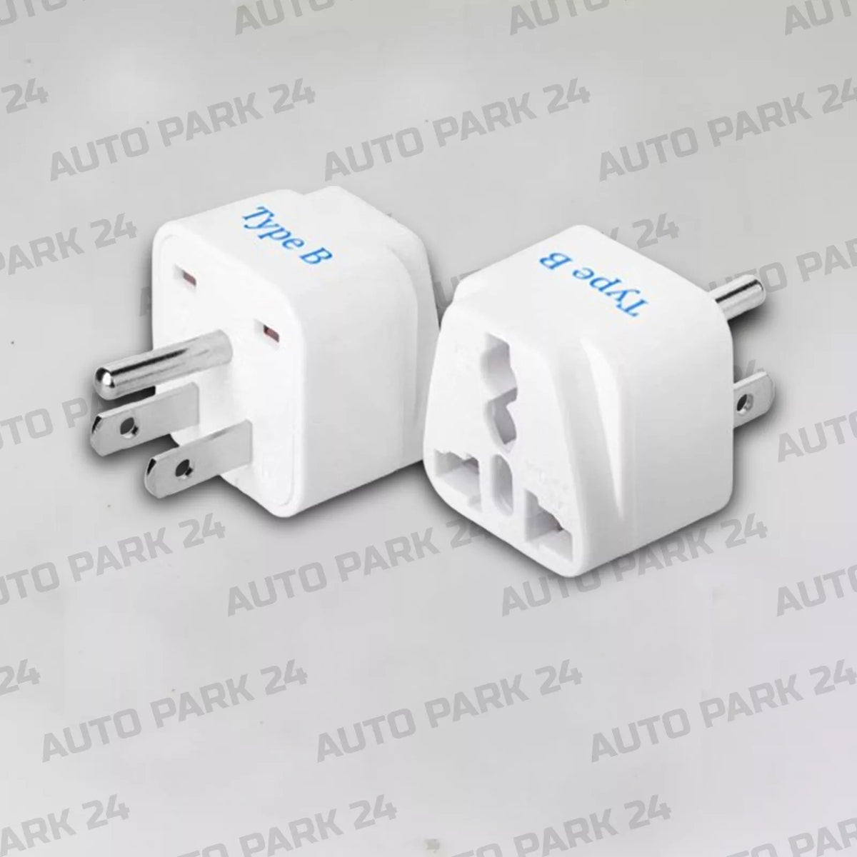 2 Pcs India US Converter Plug - Type B Universal Travel Adapter Plug
