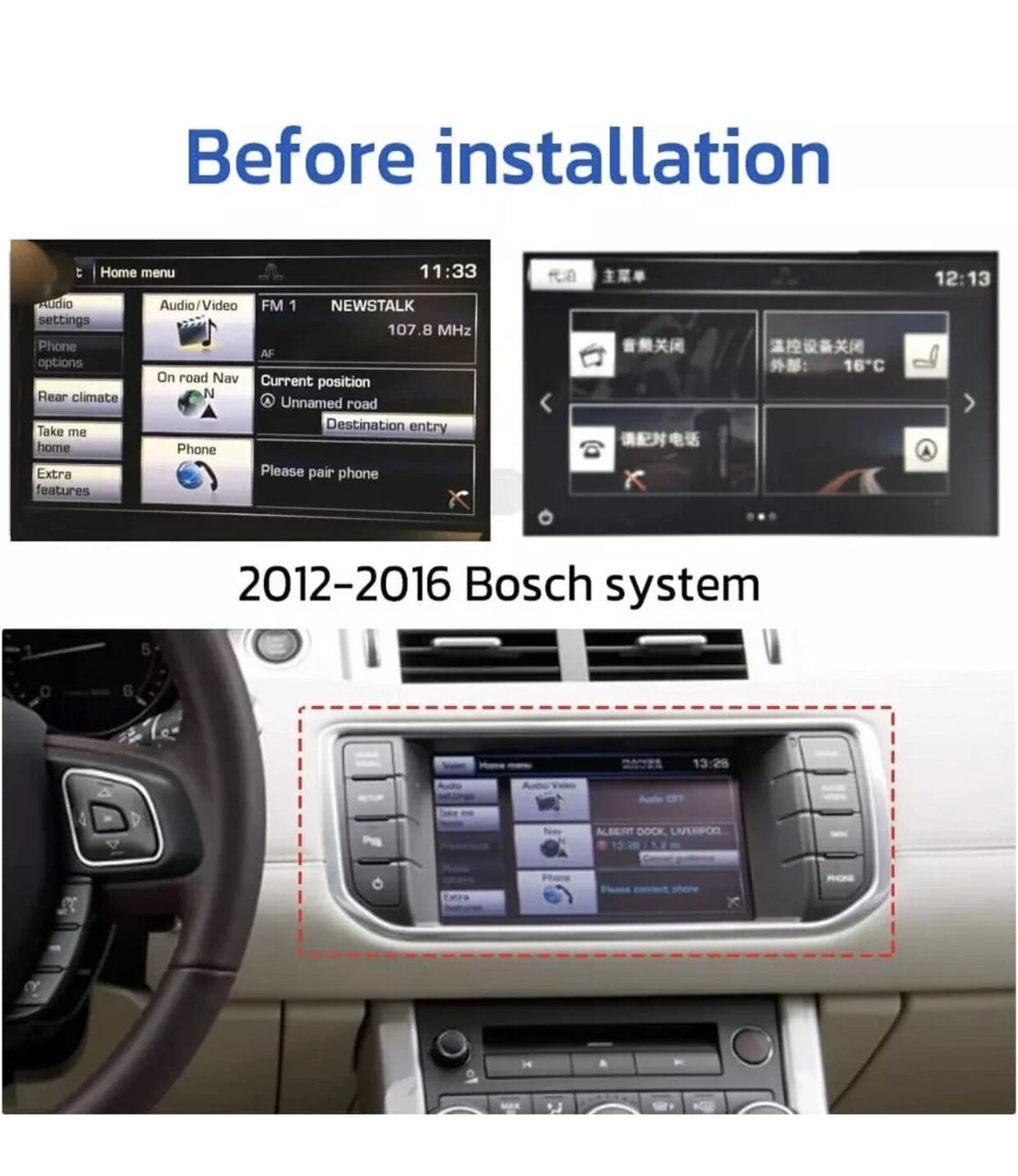 Für Range Rover Evoque L551 L538 2011-2019 12.3" Android Autoradio GPS CarPlay