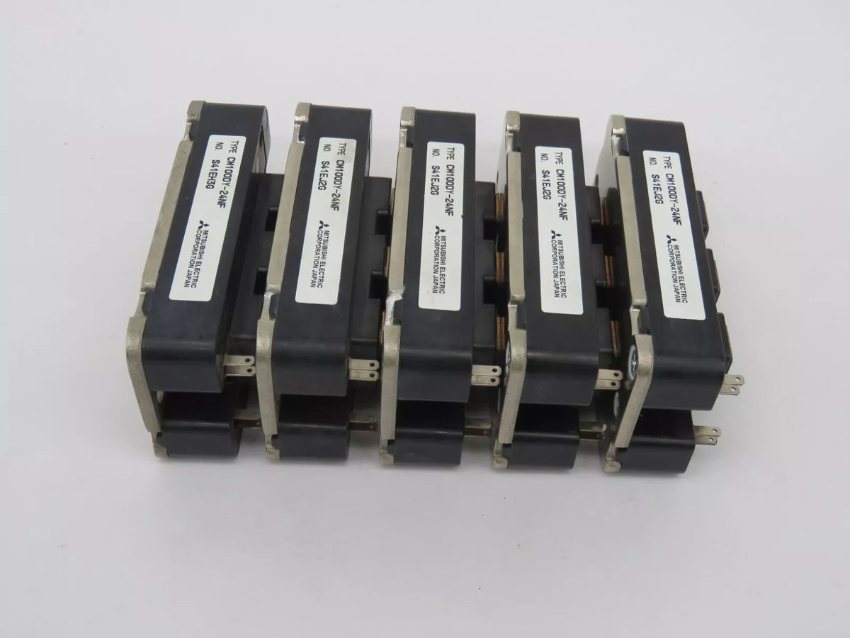 Set of 5 Mitsubishi CM100DY24NF Insulated Gate Bipolar Transistor