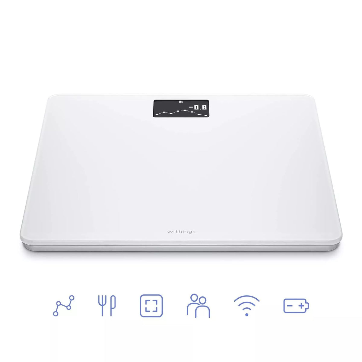 Withings Body Digital Wi-Fi Smart Scale with BMI, Pregnancy Tracker & Baby Mode