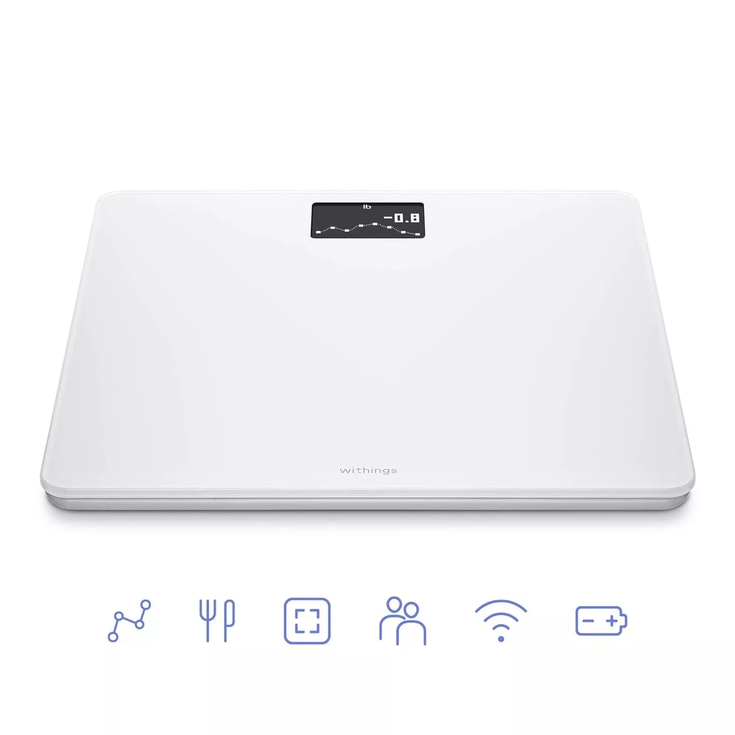 Withings Body Digital Wi-Fi Smart Scale with BMI, Pregnancy Tracker & Baby Mode