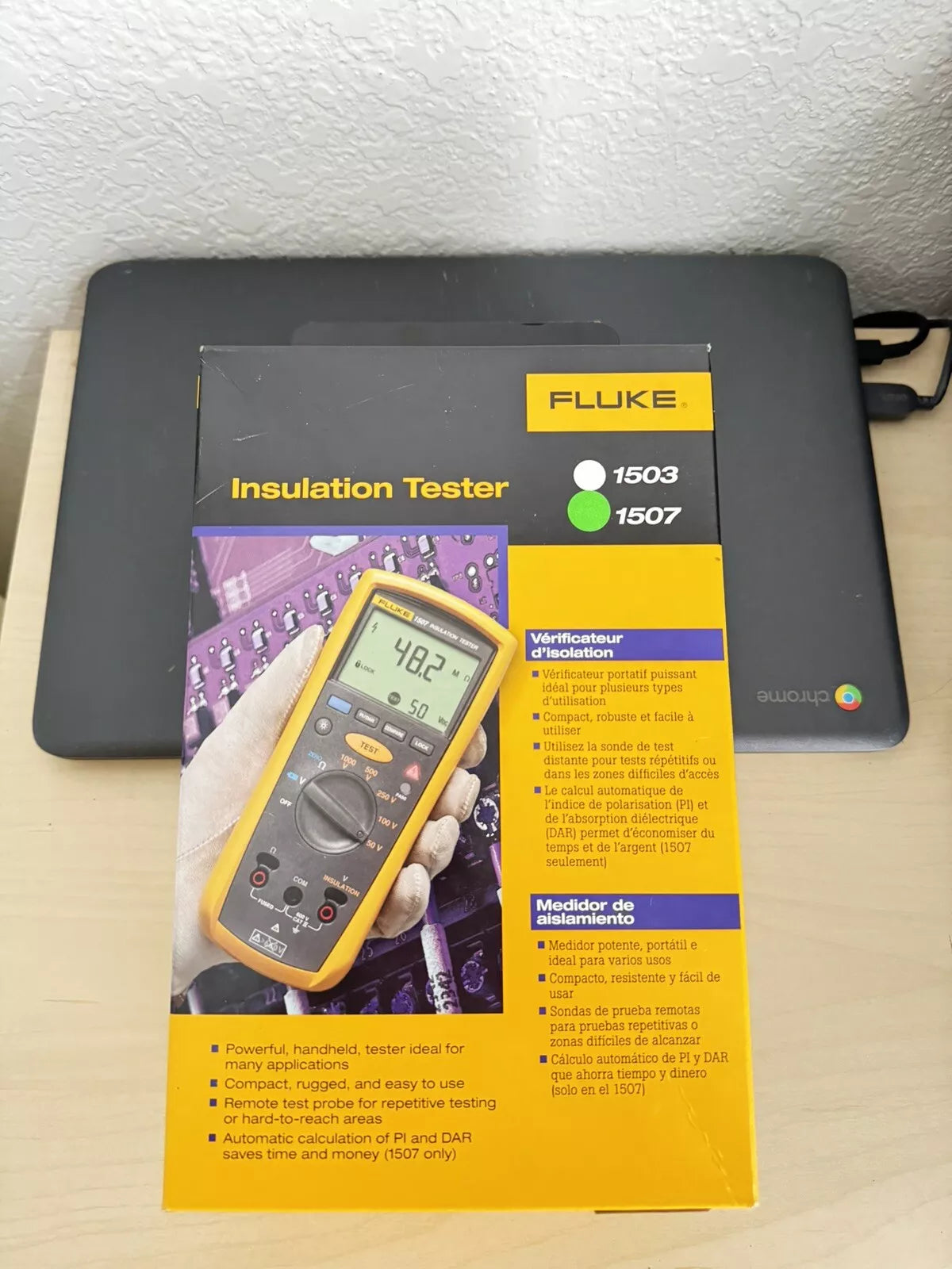 FLUKE 1507 Digital Insulation Resistance Tester (MFG-2024)