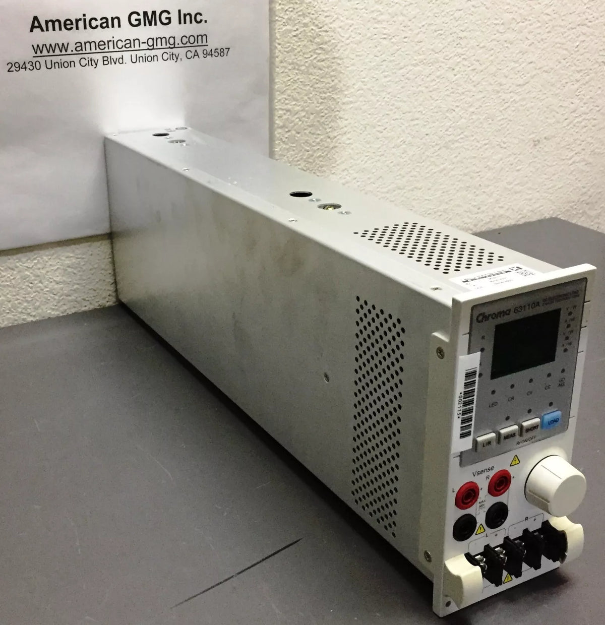 Chroma 63110A DC Electronic Load Module 0.6A-2A, 100V-500V, 100W