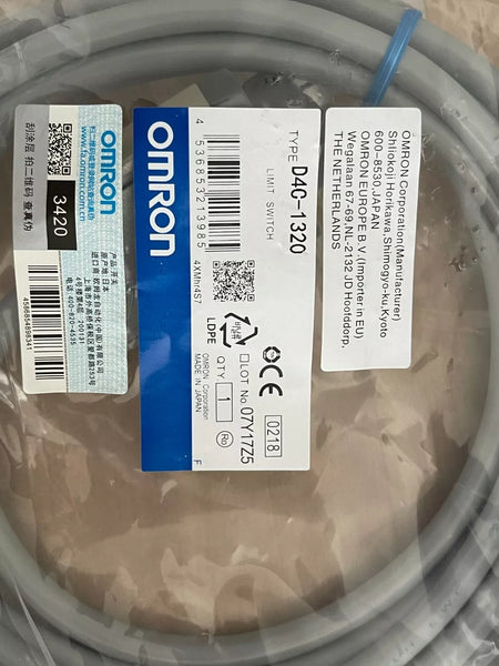 Omron D4C-1320 D4C1320 Limit Switch in Box - XG eqpt