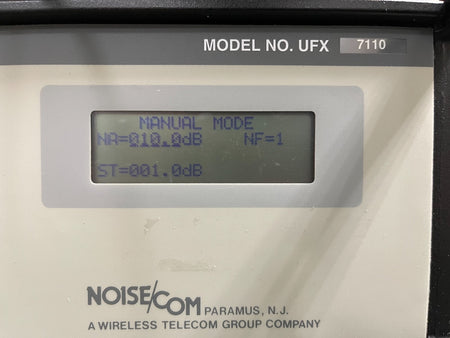 NOISECOM UFX7110 PROGRAMMABLE NOISE GENERATOR UFX7110 , 100 Hz - 1.5 GHz - XG eqpt
