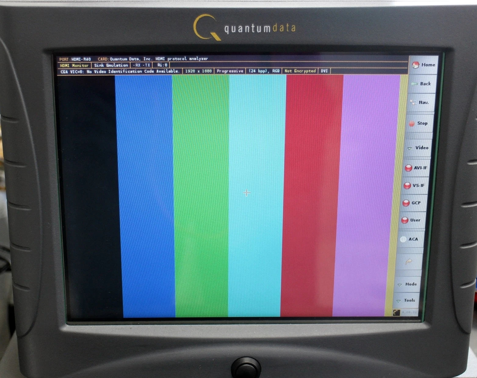Quantum Data 980 HDMI MHL Protocol Scope