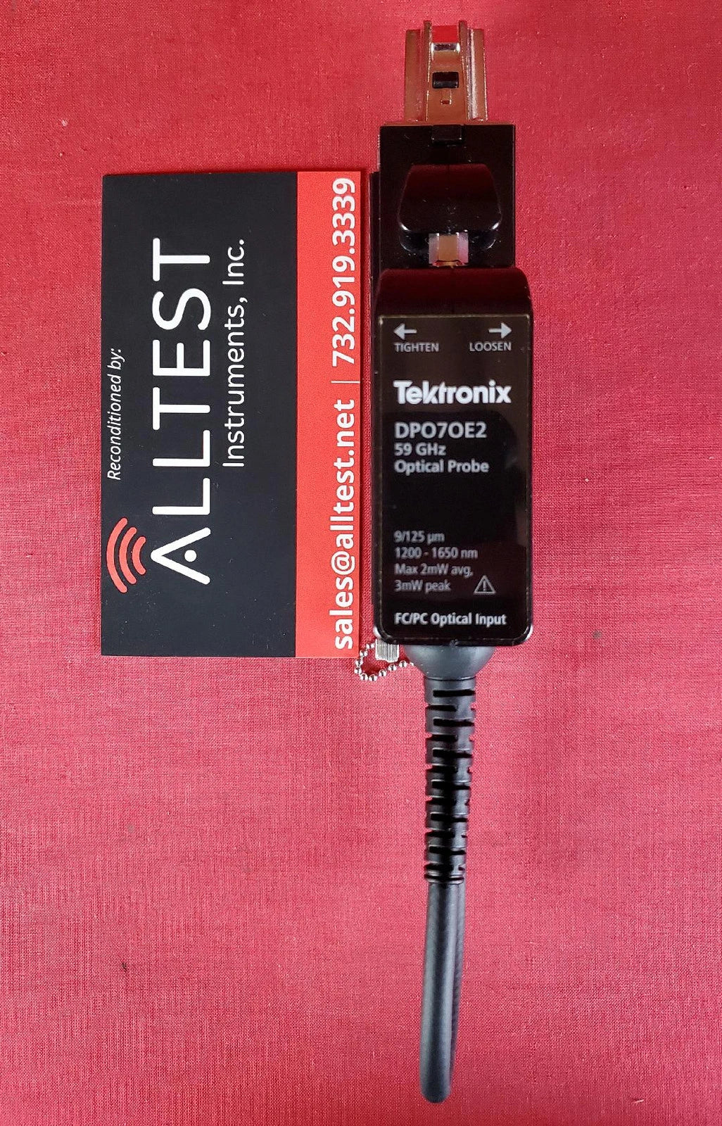Tektronix DPO7OE2 59GHz Single Mode Optical Probe for MSO/DPO70000 Series