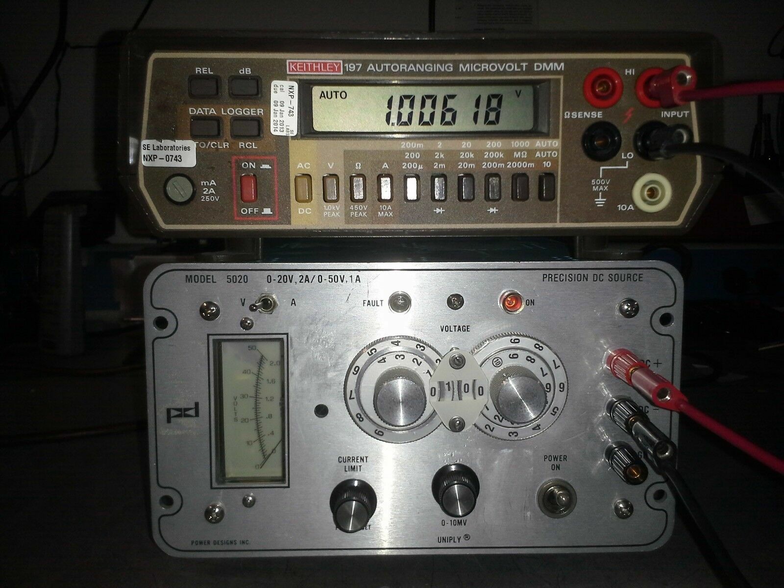 Precision DC Power Supply 0-50V 0-2A