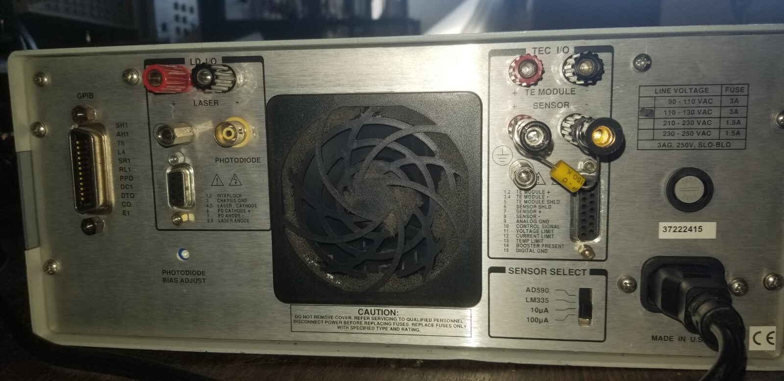 ILX Lightwave LDC-3722B Laser Diode Controller