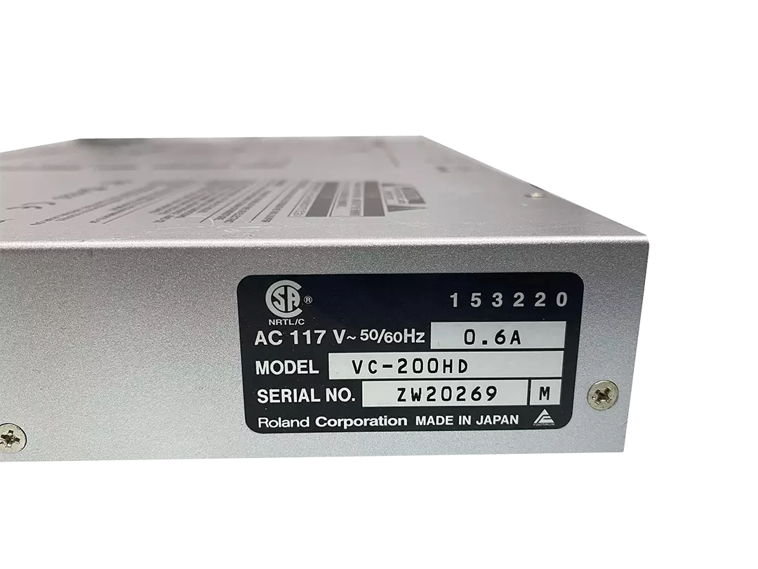 ROLAND EDIROL VC-200HD Converter Bi-Directional Multi-Format 117V