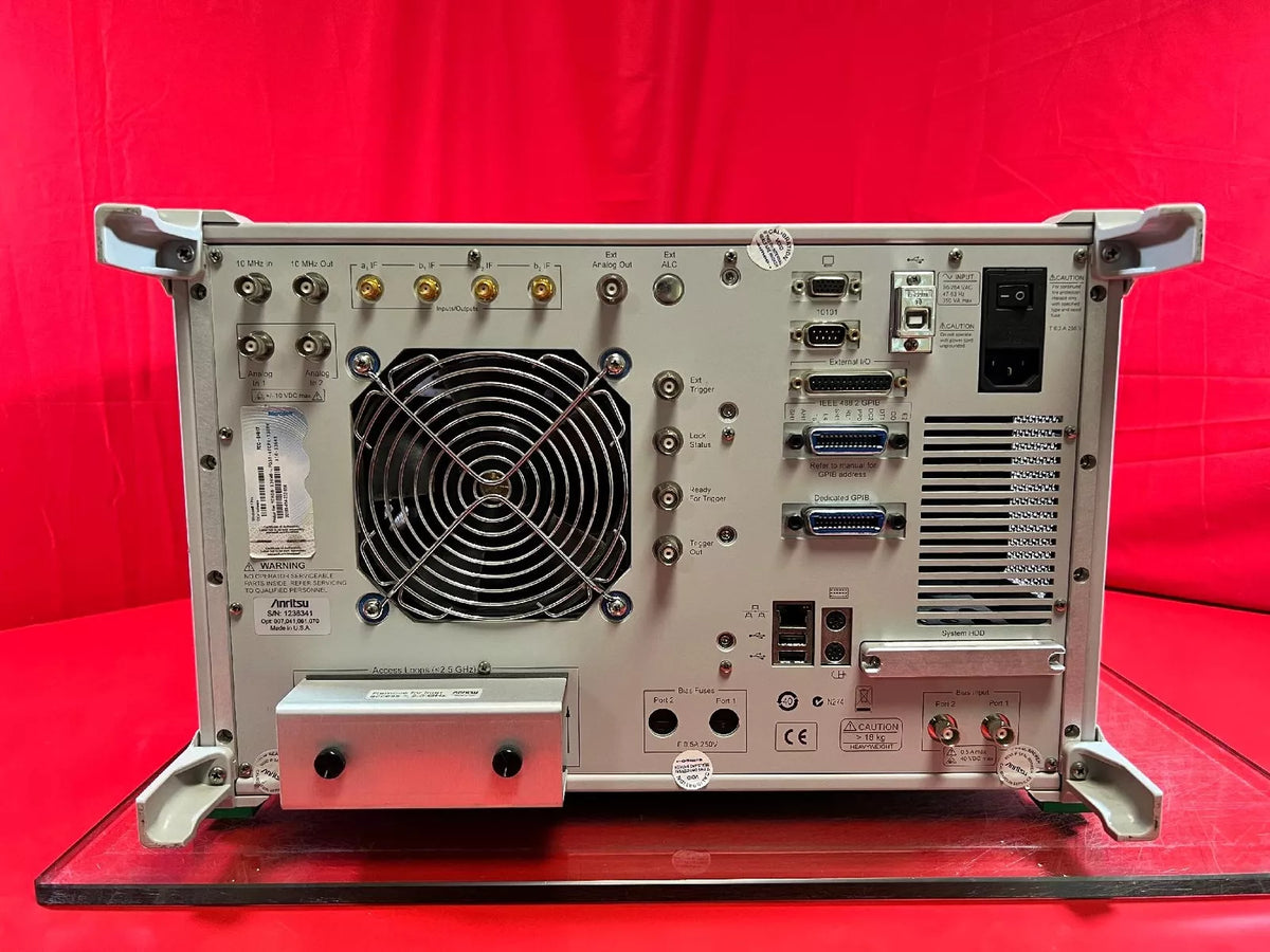 Anritsu MS4644A Network Analyzer 10MHz to 40GHz Opt. W7P 007 061 070 041