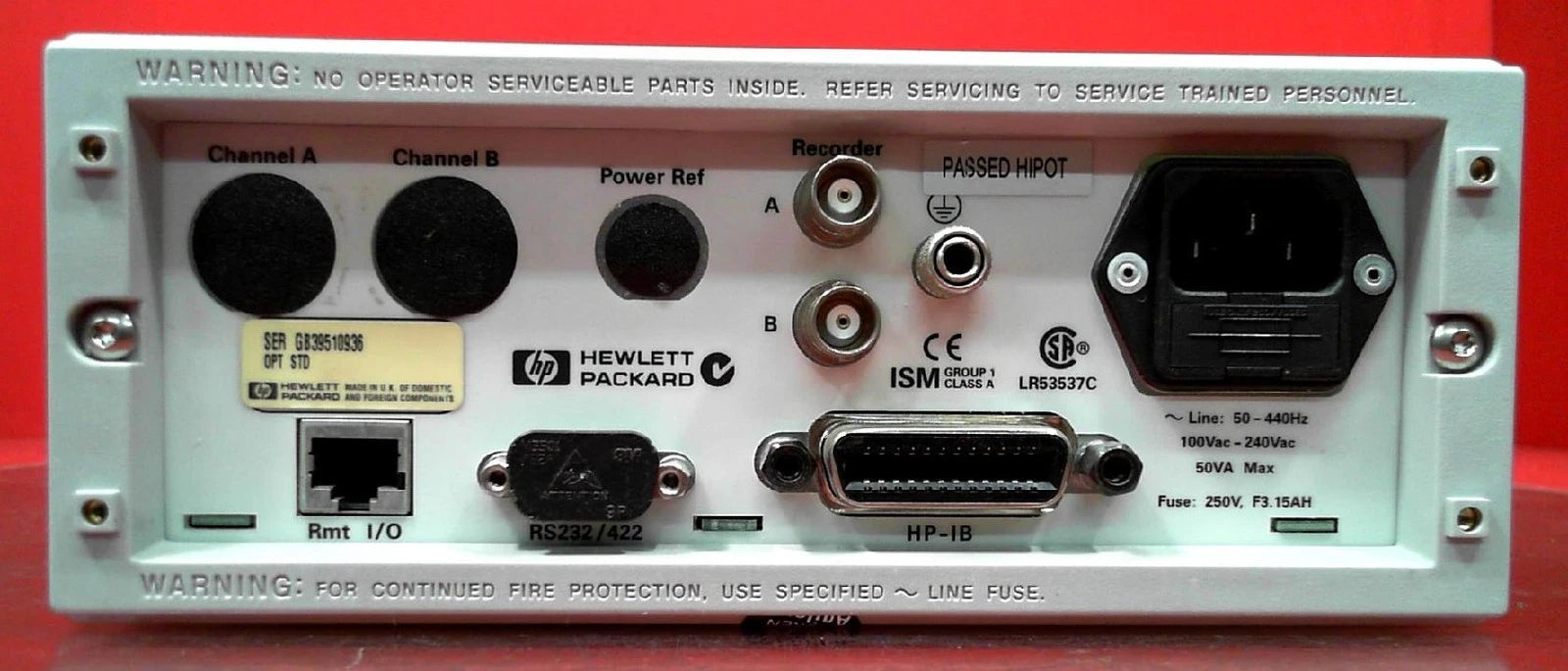 HP Agilent E4419B EPM Series Dual-Channel Power Meter GB39510936