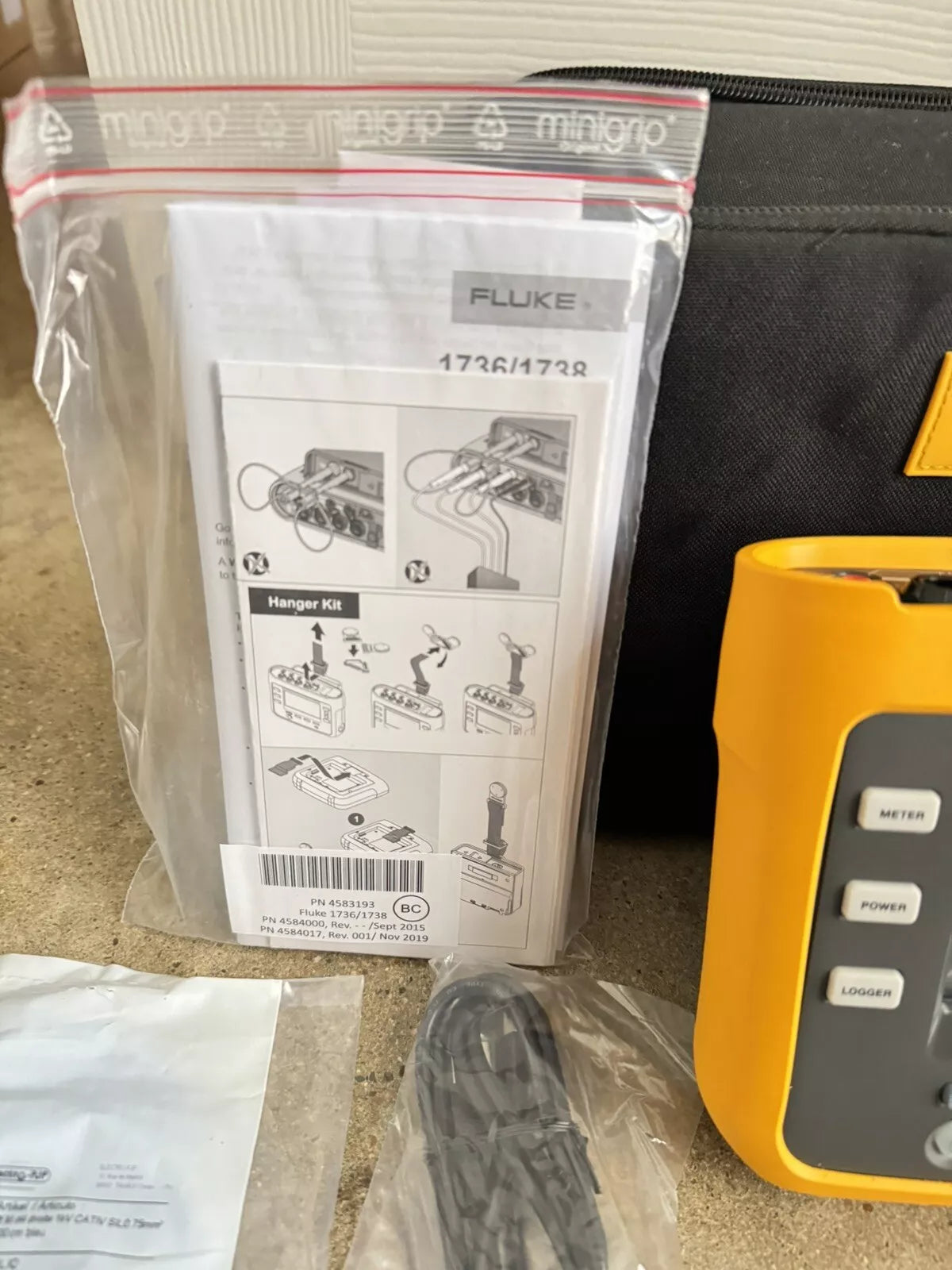 Fluke 1738/EUS/WWG Power Logger Kit 3 Phase with Bag