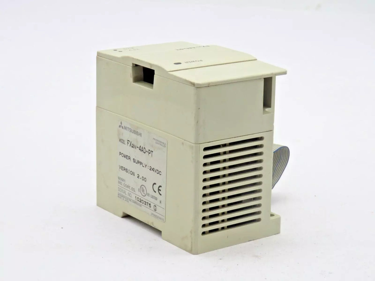 Mitsubishi FX2N-4AD-PT Programmable Controller Power Supply 24VDC - USED