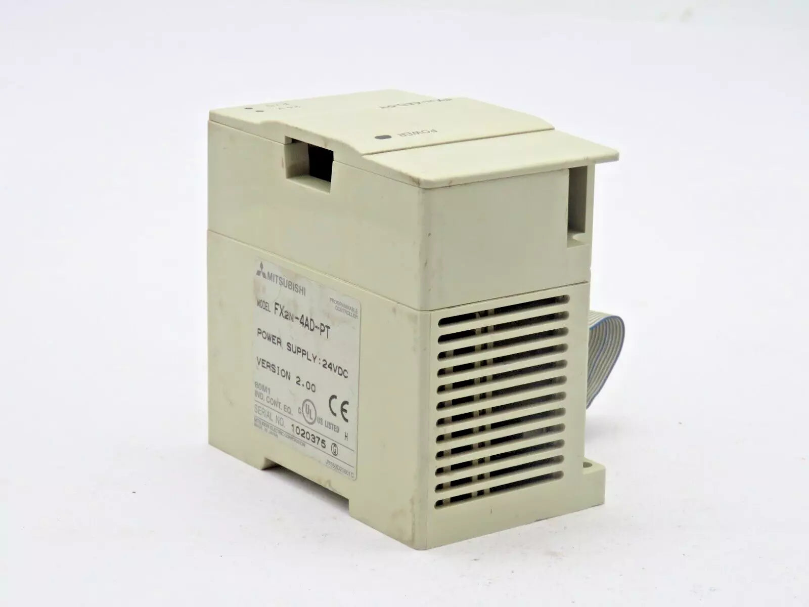 Mitsubishi FX2N-4AD-PT Programmable Controller Power Supply 24VDC - USED