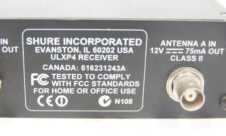 Shure ULXP4 J1-Band 554-590 MHz Digital Wireless Receiver