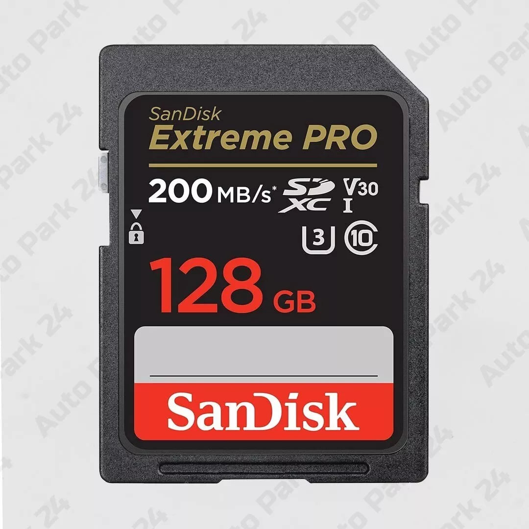 SanDisk Extreme Pro 128GB SD Card UHS-I 200MB/s Read 90MB/s Write 4K DSLR Mirror