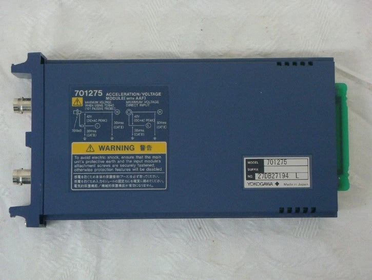 YOKOGAWA 7012-75 Acceleration/Voltage Module (with AAF)