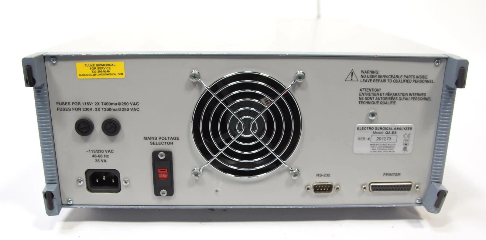 Fluke Biomedical QA-ESⅡ QA-ES2 Electrosurgery Analyzer