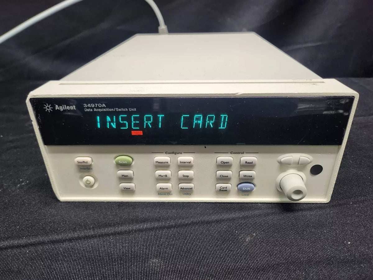 Agilent 34970A Data Acquisition Data Logger Switch Unit AS-IS (0513)