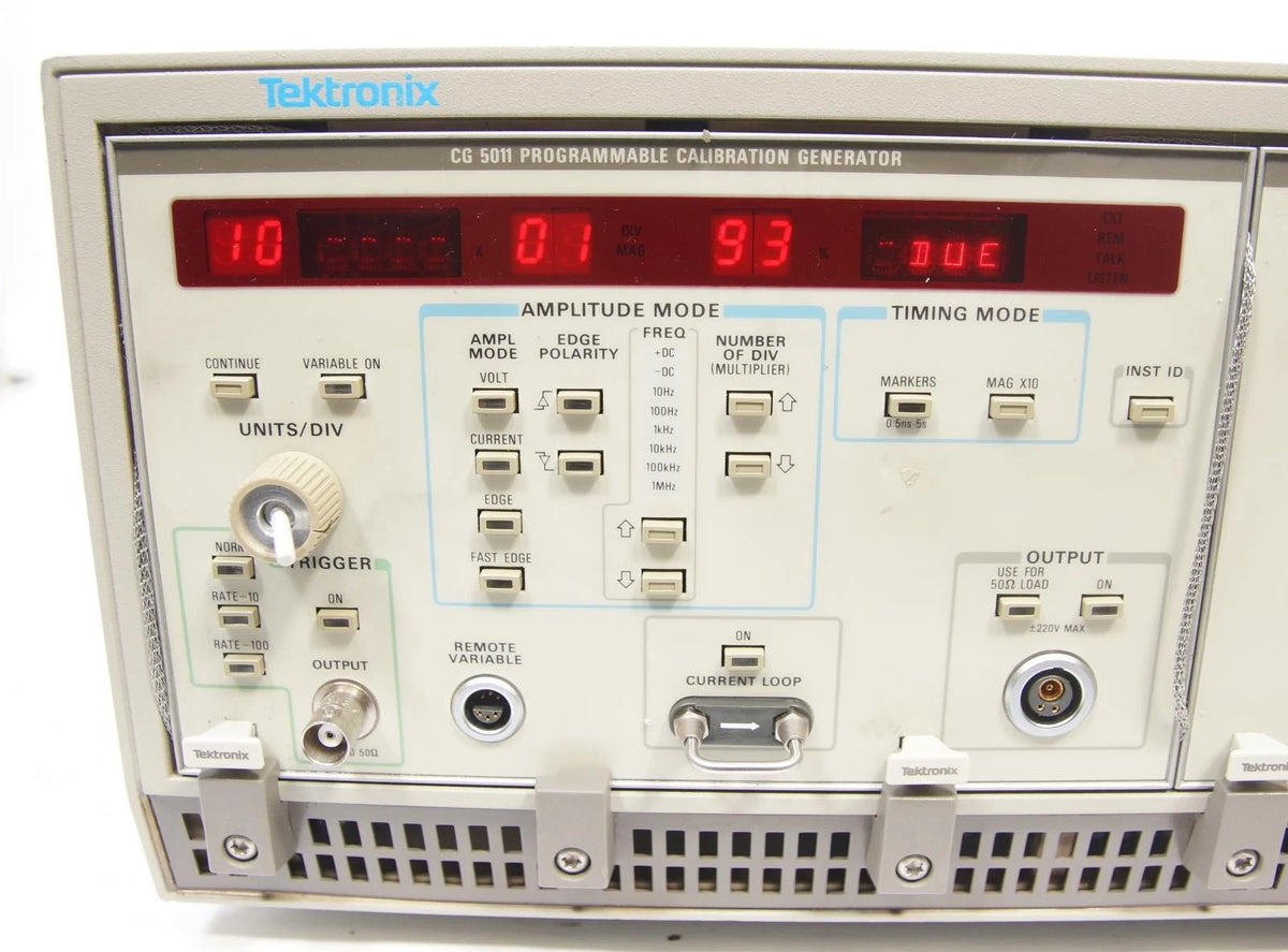 Tektronix TM5006A w/ SG 5030 Sine Wave Generator & CG 5011 Calibration Generator