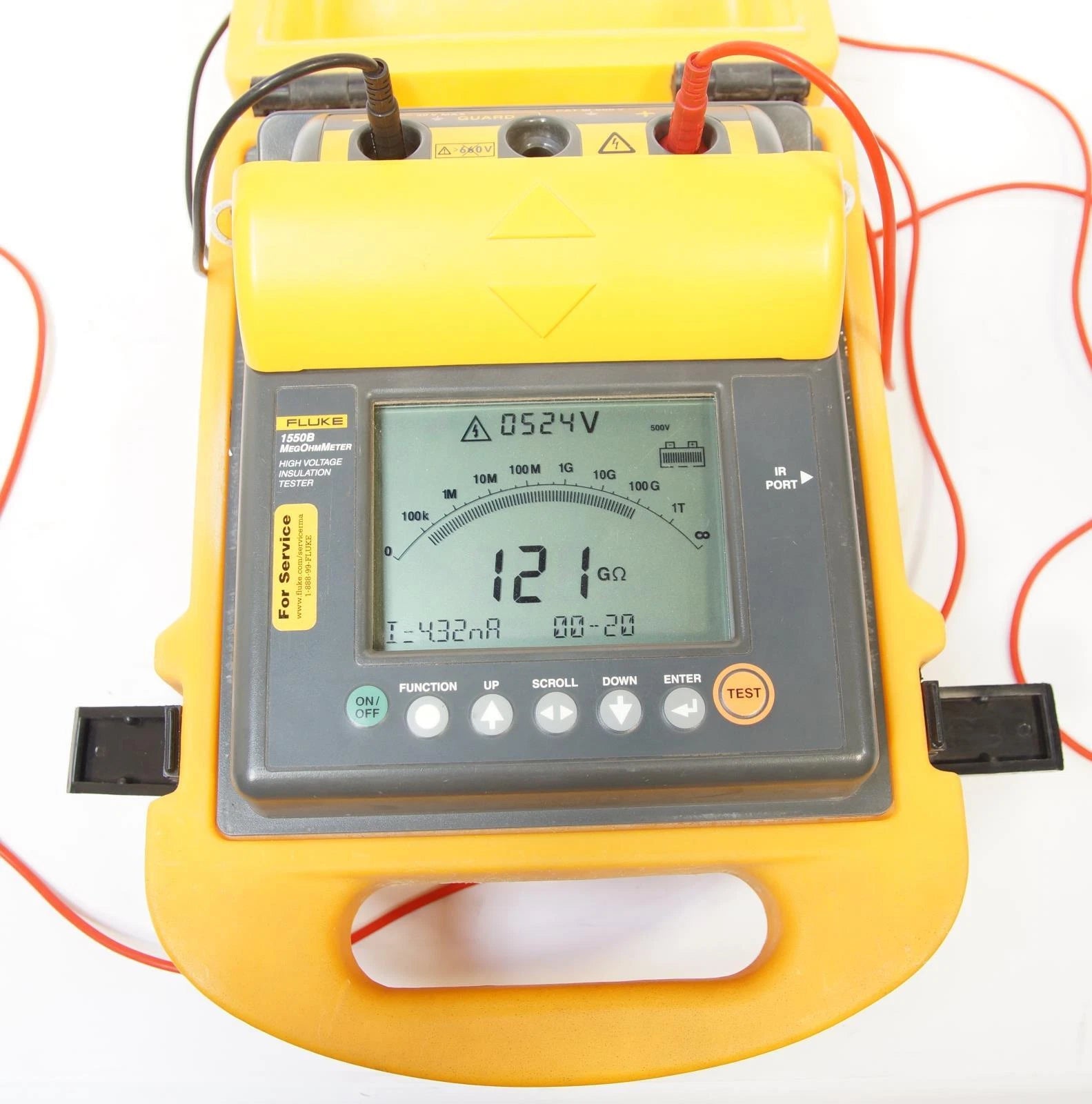 Fluke 1550B 5kV High Voltage Insulation Tester MegOhmMeter