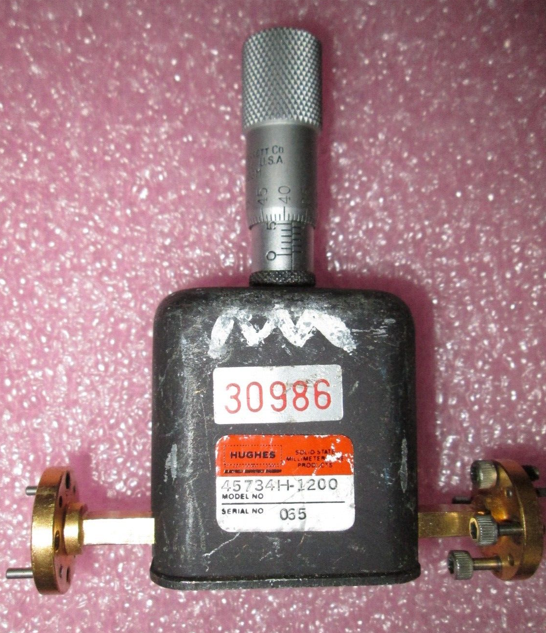 Adjustable Waveguide Attenuator for Q Band WR-22 by Hughes