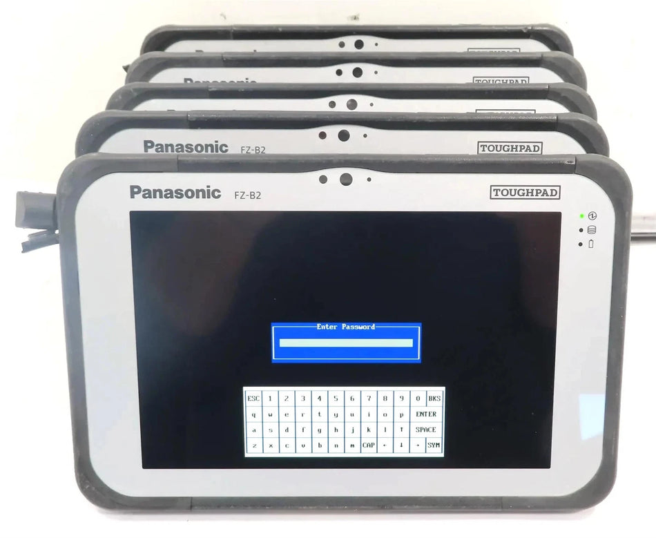 Lot 5 Panasonic Toughpad FZ-B2 Intel Celeron No SSD Tablets