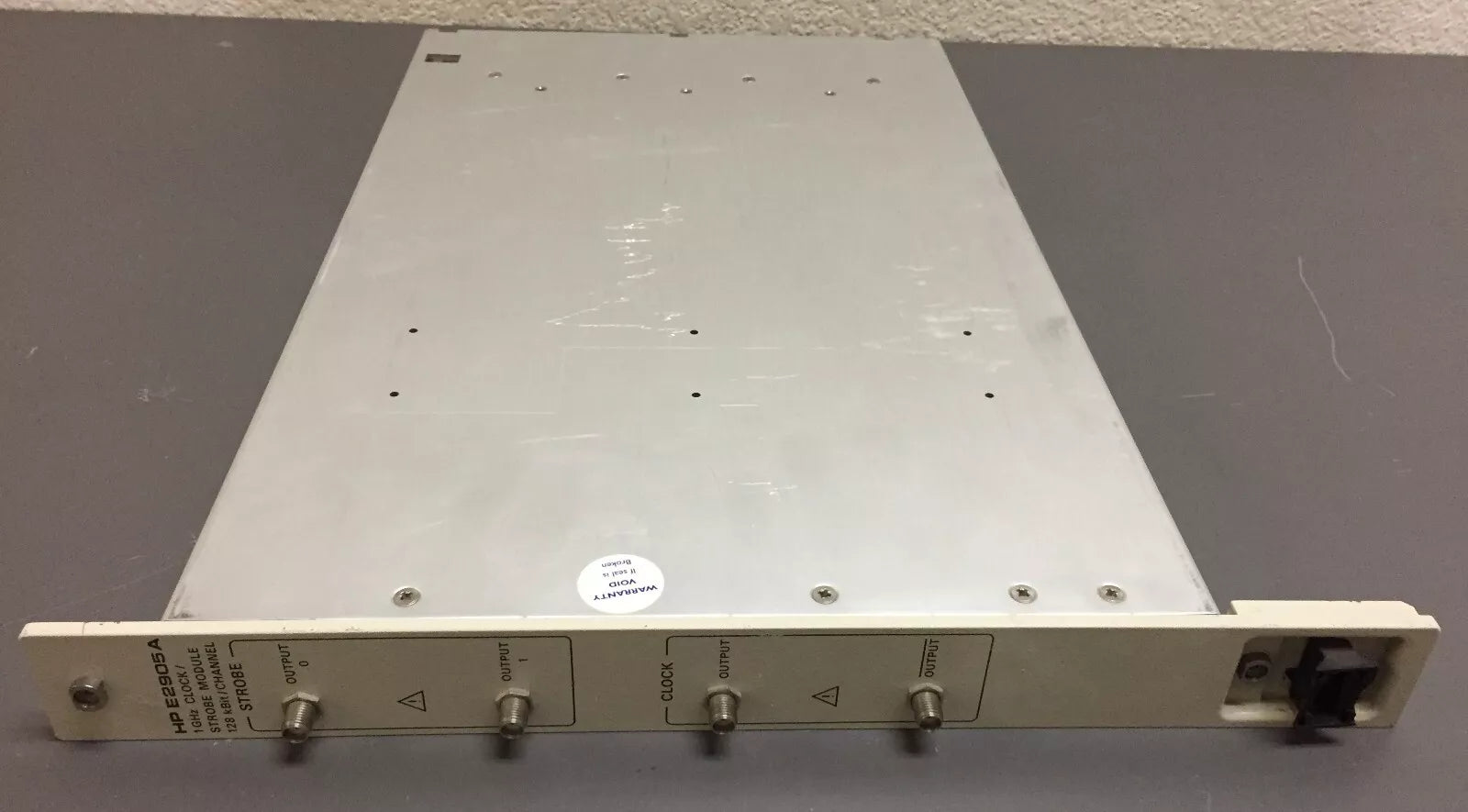 HP/Agilent/Keysight E2905A 1 GHz Clock/Strobe Module 128KBit