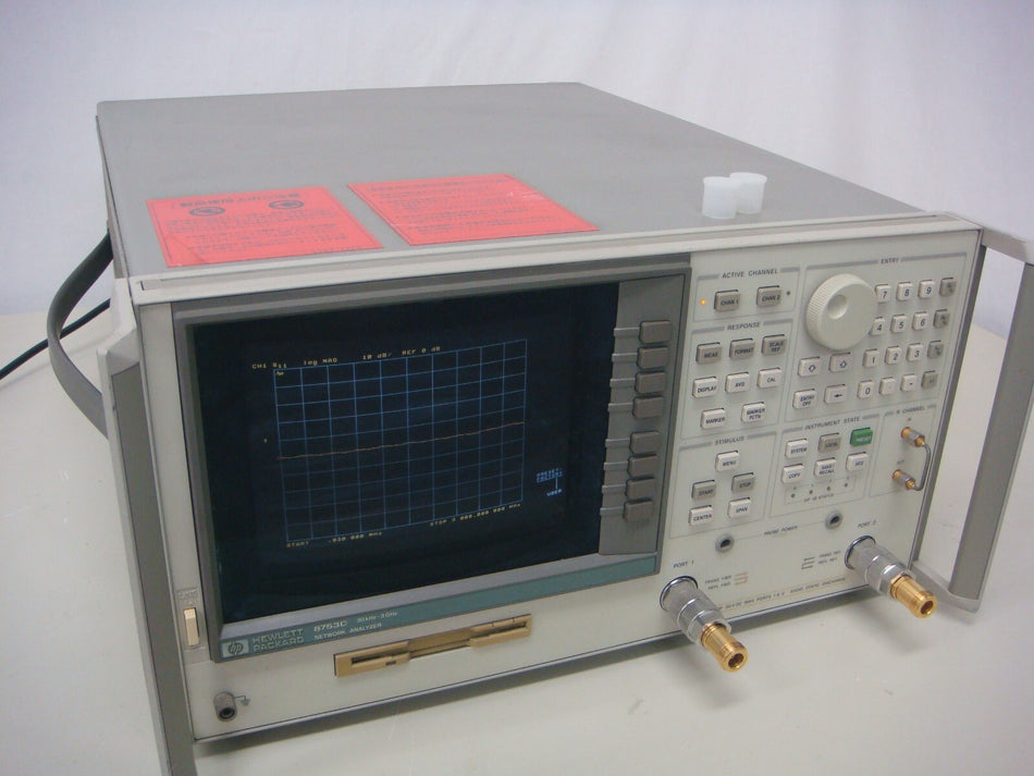 HP 8753D 3GHz S-parameter Test Set