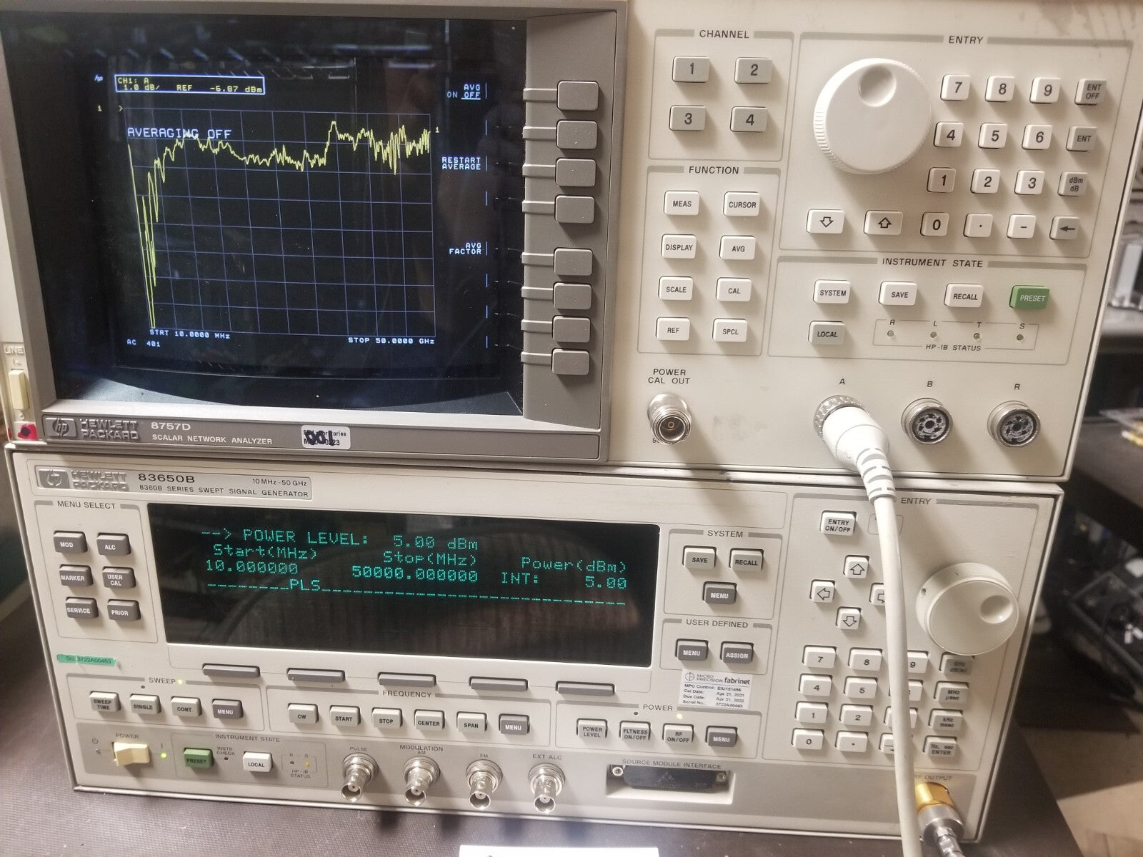 HP 83650B Signal Generator 10-50 GHz