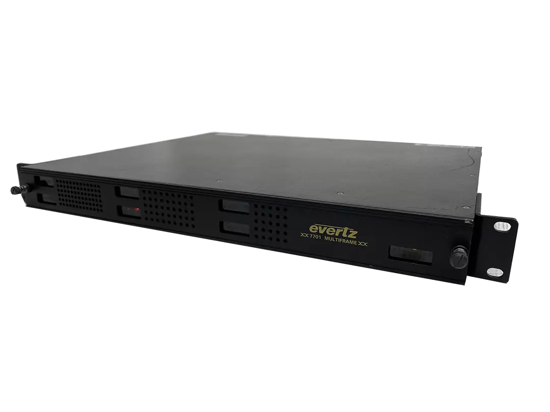 Evertz 7701 Multiframe with 7710DCDA-HD and 7750SRG-HD