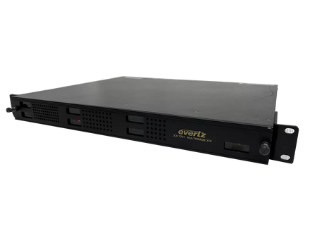 Evertz 7701 Multiframe with 7710DCDA-HD and 7750SRG-HD