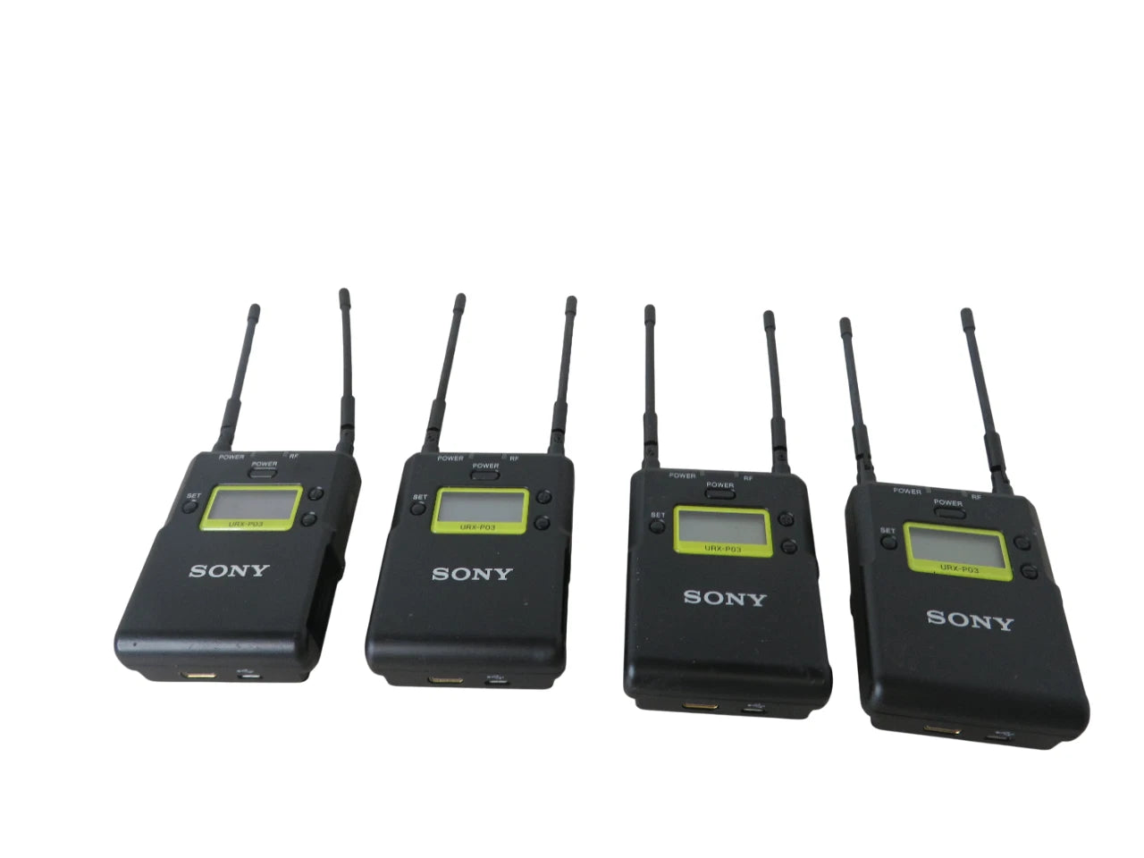 Lot of 4 Sony URX-P03  UHF Synthesized diversity tuner - Free Shipping