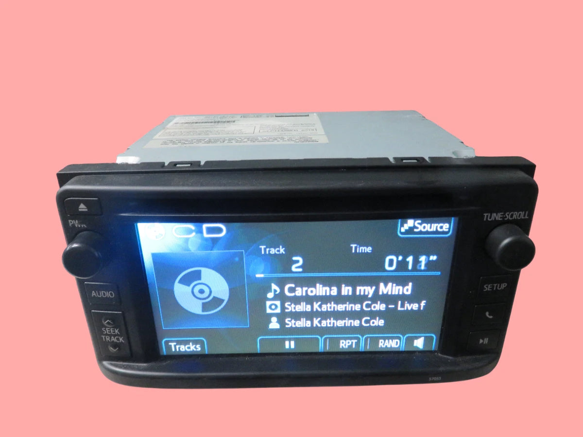 12 -13 Toyota Highlander 57055 Radio Receiver Display  86140-0E110