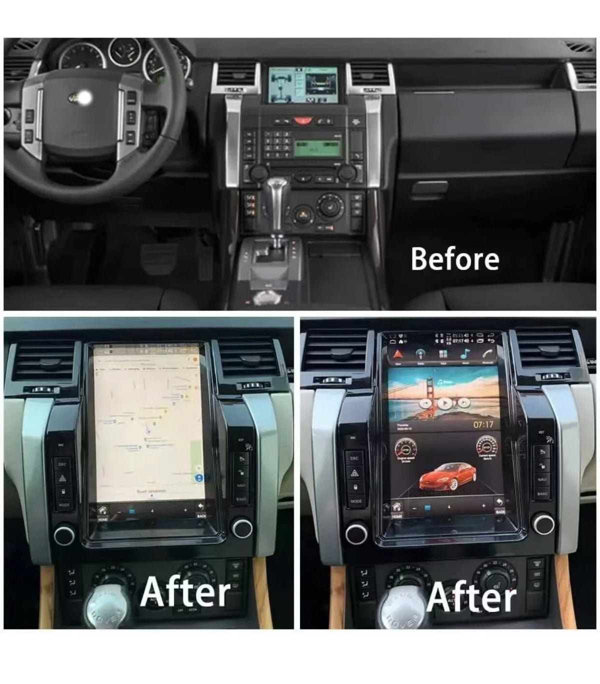 Android Car Radio for Land Rover Range Rover Sport L320 2005-2009 GPS Navigation