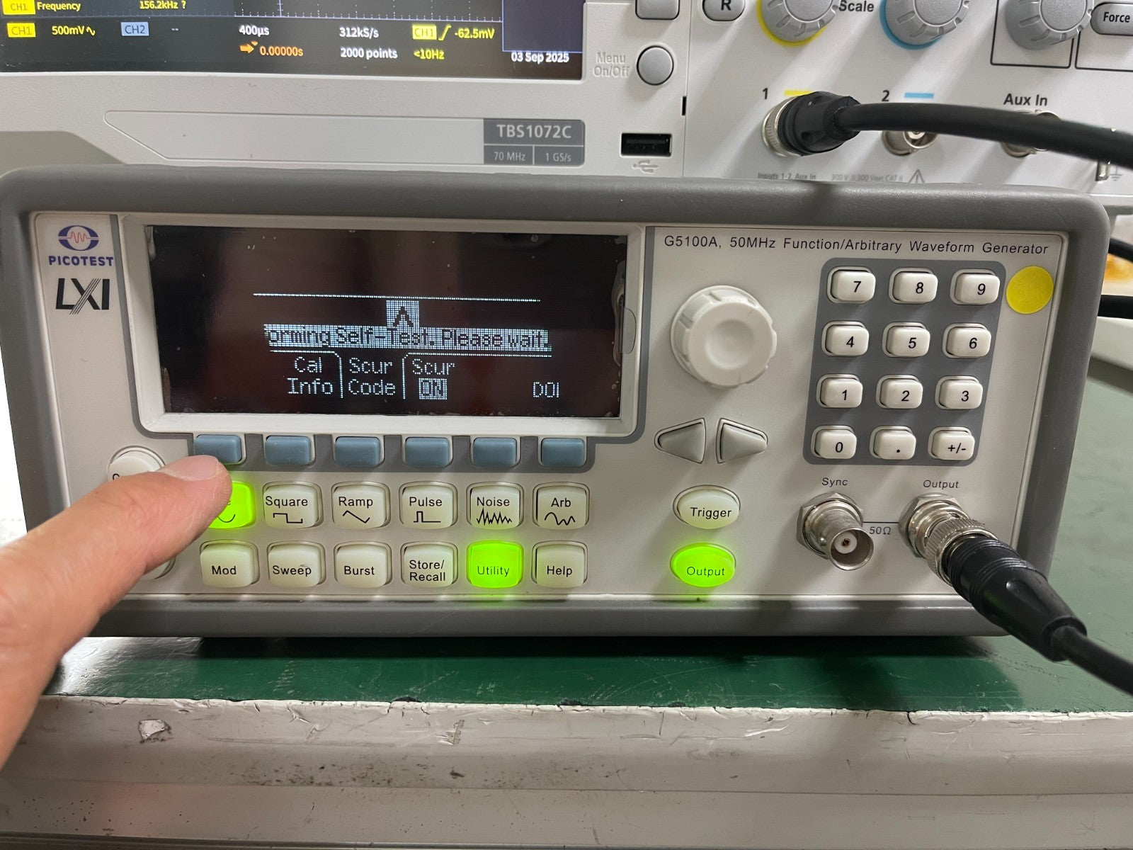 Picotest G5100A - 50MHz Arbitrary Waveform Generator _5073