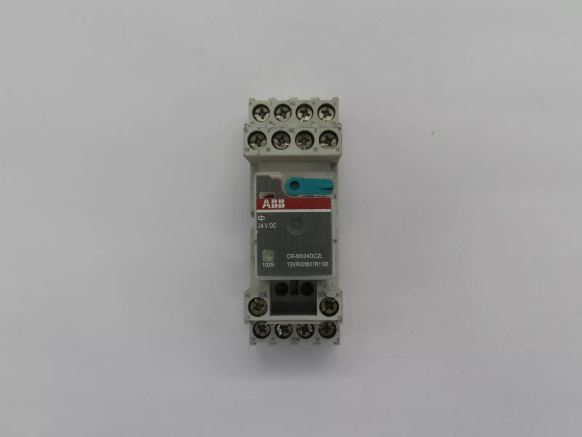 ABB CR-M024DC4 Pluggable Interface Relay with CR-M4SS Socket 7A 250V