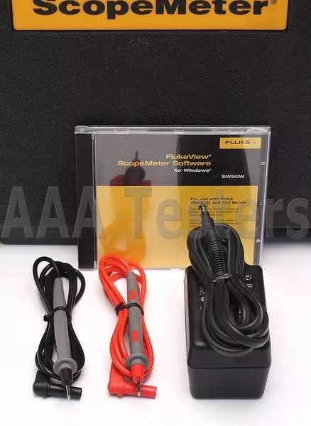 Fluke 124 ScopeMeter 25MS/s Dual-Channel 40MHz HandHeld Oscilloscope 124S - XG eqpt