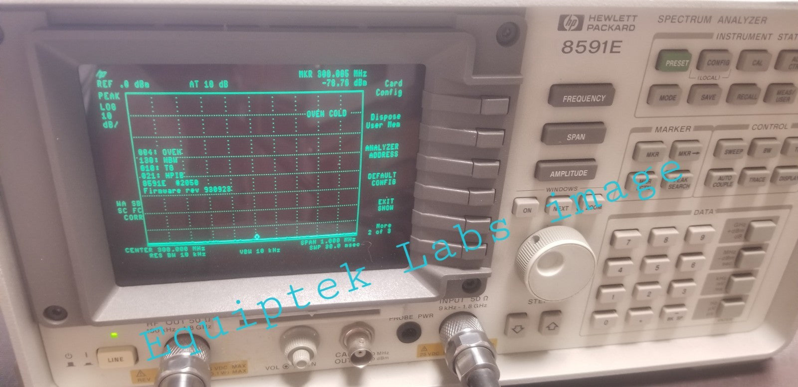 HP 8591E Spectrum Analyzer with Tracking Generator 1.8 GHz