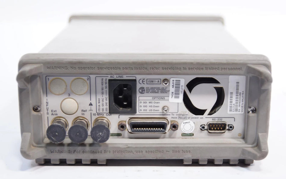 HP / Agilent 53131A 225 MHz Universal Frequency Counter with 5GHz