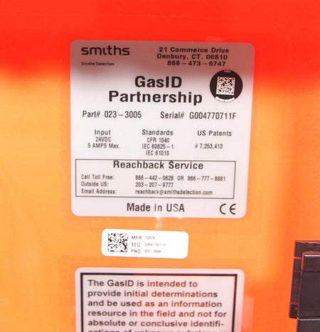 Smiths GasID 023-3005 Gas / Vapor Analyzer