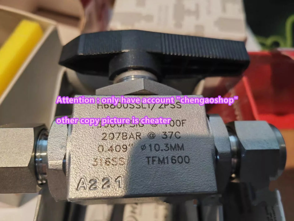 1PCS NEW H6800SSL1/2PSS Ball Valve #N3811 YF