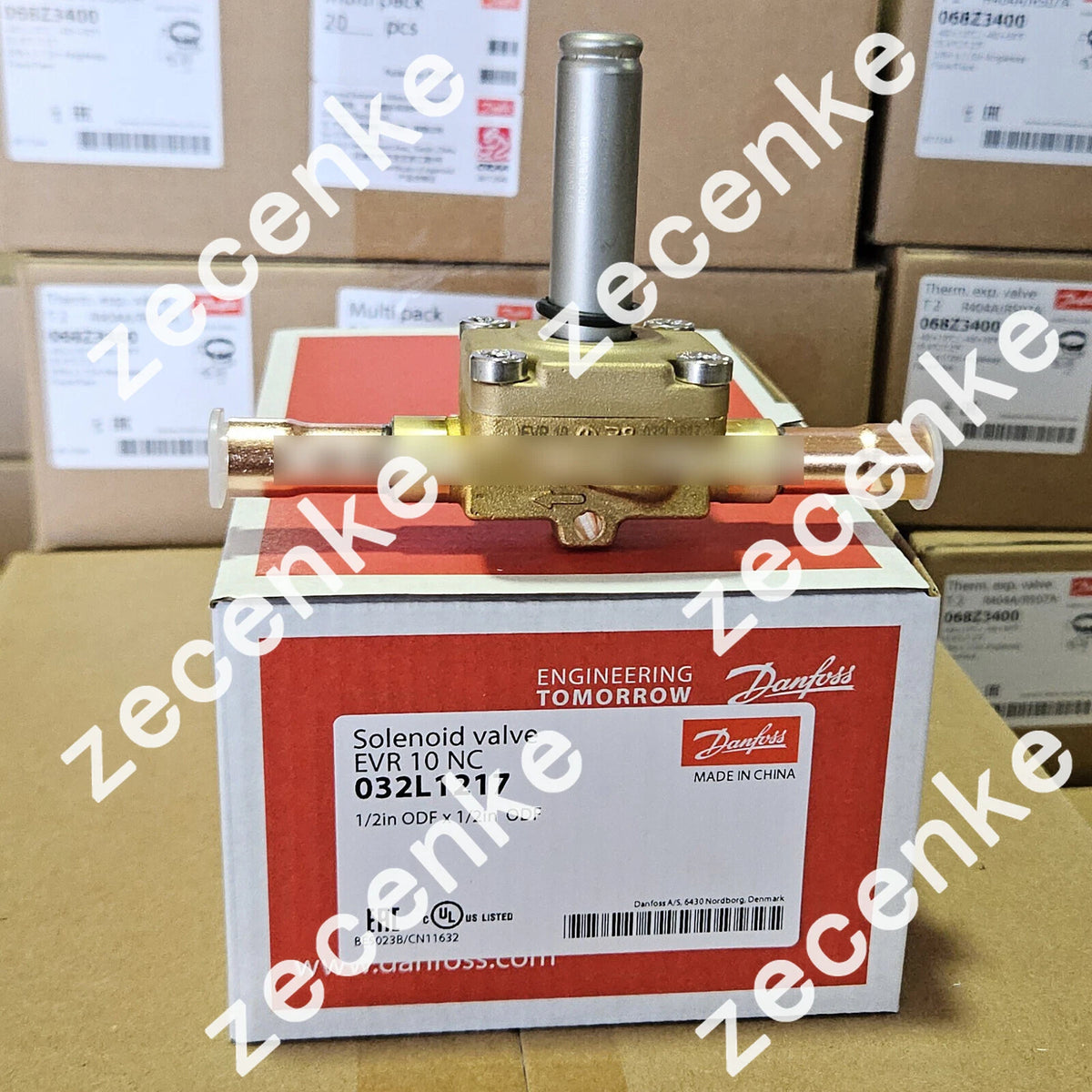 New Danfoss EVR 10 NC 032L1217 Solenoid Valve in Box