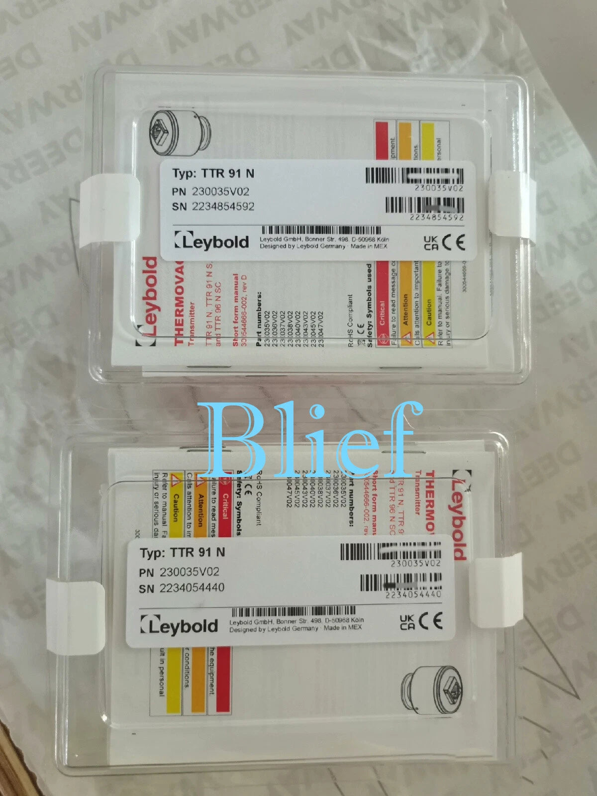LEYBOLD TTR91N Brand New Standard Vacuum Gauge 1pc Fast Delivery DHL