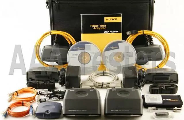 Fluke DSP-4300 Cat6 MM Fiber Cable Tester FTA410 DSP4300 DSP 4300 DSP-FTA410