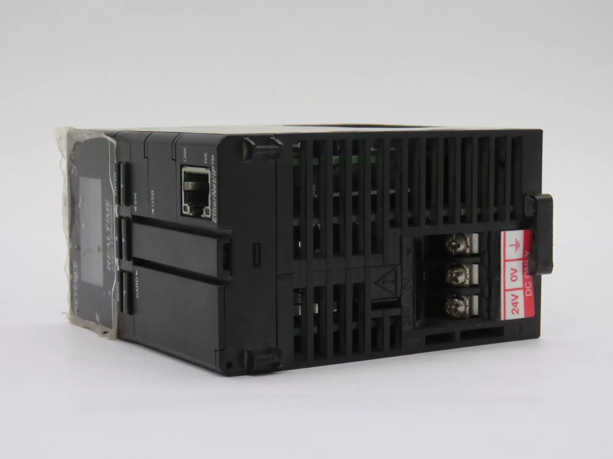 Keyence KV-7500 Programmable Logic Controller CPU Module 24 VDC Power Voltage