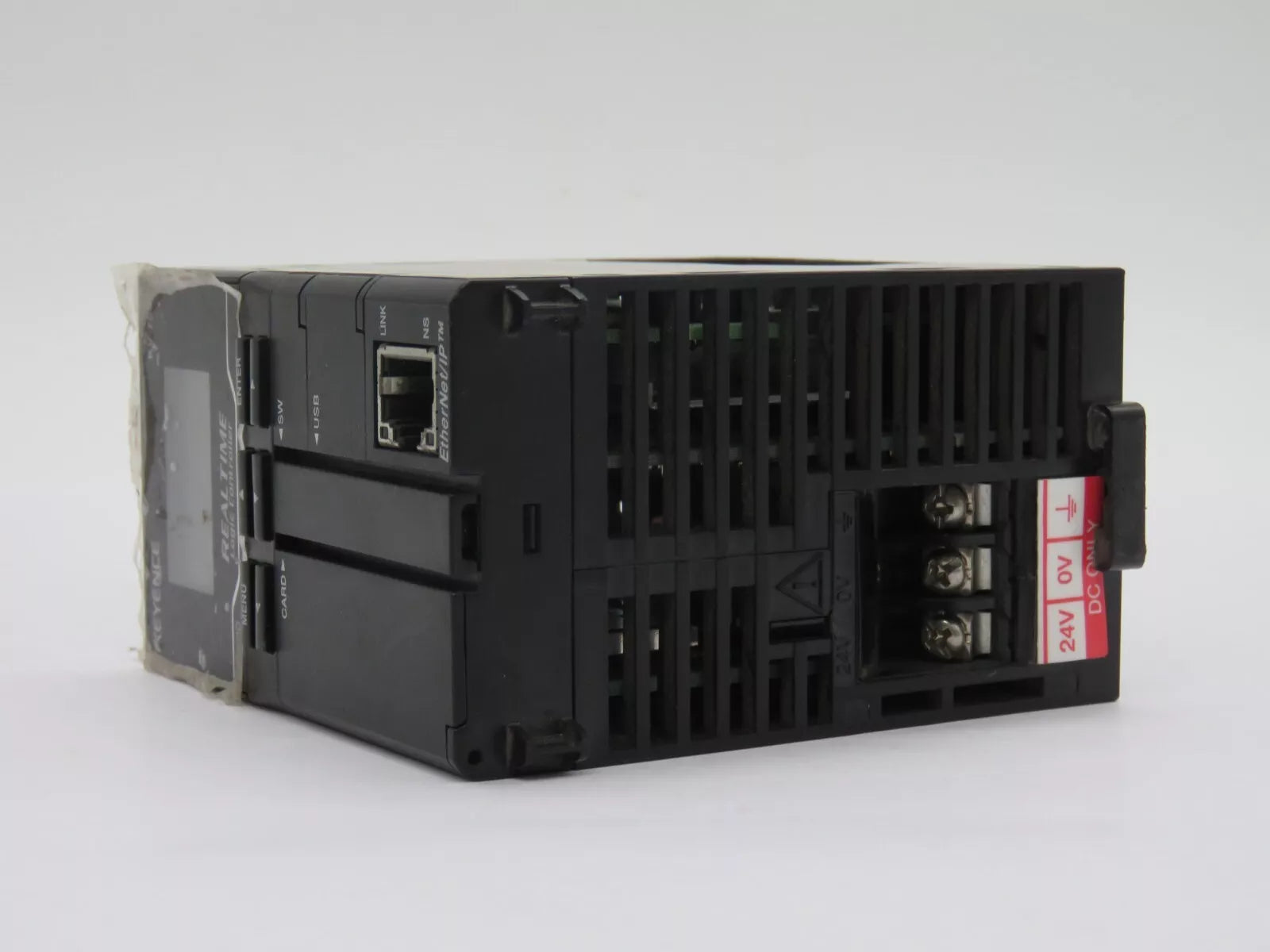 Keyence KV-7500 Programmable Logic Controller CPU Module 24 VDC Power Voltage